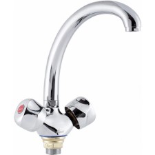 FAUZT FZS-293-76 kitchen mixer, two-wound, excess length is 215 mm, chrome