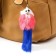 Fluffy on the pendant "Cutie" 4.5 x 4.5 x 12.5 cm, color mix