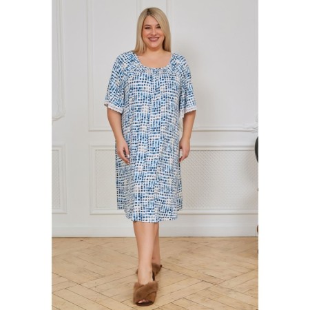 Women's dress, size 72, blue color