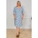 Women's dress, size 72, blue color