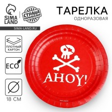 Disposable paper plate 
