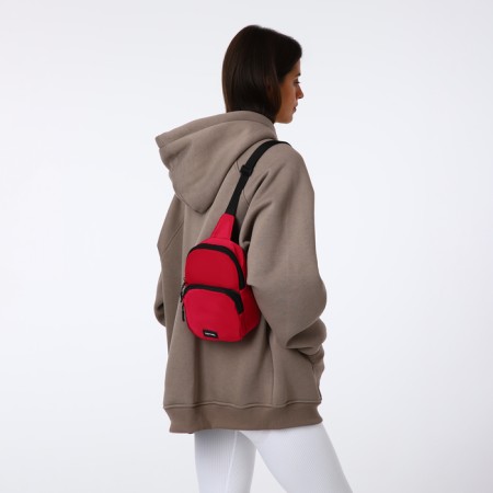 Textura lightning bag, external pocket, fuchsia-8
