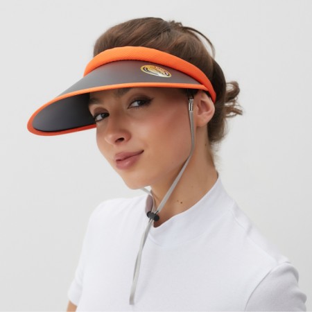 Female visor minaku, orange color, rr 58