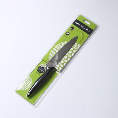 Kitchen knife Samura Golf Stonewash, universal, blade 15.8 cm, black hilt-4