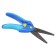 Baby scissors 16 cm, multi-blows "Raccoon Adventures", blue, auto-smoking, euro suspension