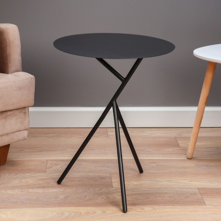 Coffee table "Moon" YS-8522, hardened glass 45x57 cm-1