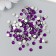 Decor for creativity in the bottle "Rhinestones. Dark violet" set 500 pcs d = 0.5 cm 7x2x2 cm
