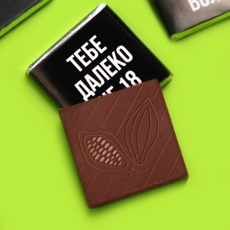Chocolate on the postcard "Years did not spare you" 5 g. X 4 pcs.-1