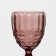 Magistro La-Channel's wine glasses, 250 ml, 9 × 17 cm, 6 pcs., Glass, pink