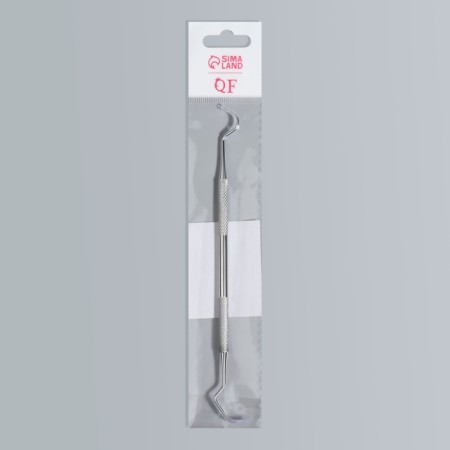 Bilateral, elongated, 16.3 cm, silver color.-4