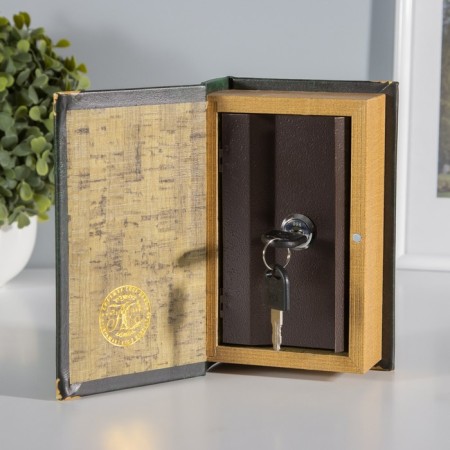 Safe-book wood to the leatherette "A.S. Pushkin. Captain's daughter" 17x11x5 cm-1
