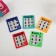 Puzzle-sticked "numbers", color mix
