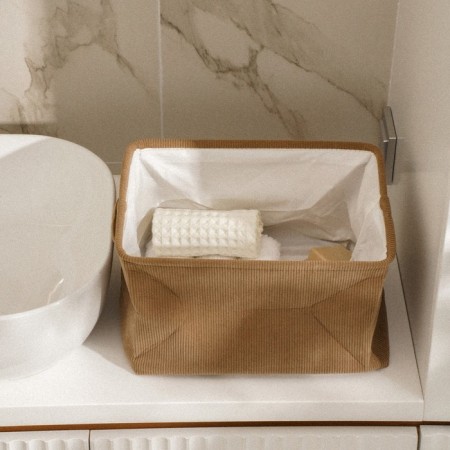 Box for storing things SL Home, 35 × 25 × 23 cm, gray color-6