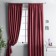 Set of curtains "Blackwood", size 2x140x270 cm, burgundy color