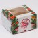 New Year. Box for 4 cupcake with the Window "New Year's Gifts", 16 x 16 x 10 cm, packaging