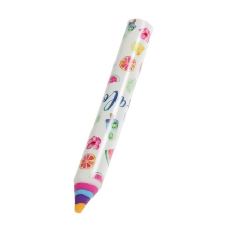 Figure eraser, pencil, "summer/flamingo", mix