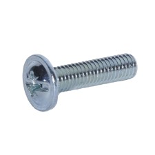 Steelrex screw, with a semicircular head, with a press -shaped, galvanized, Din967, M6x40 mm, 200 pcs