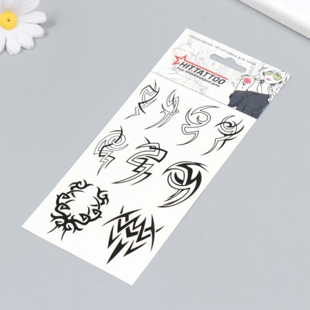 Tattoo on the body "Set of Traib" 9x16 cm-1
