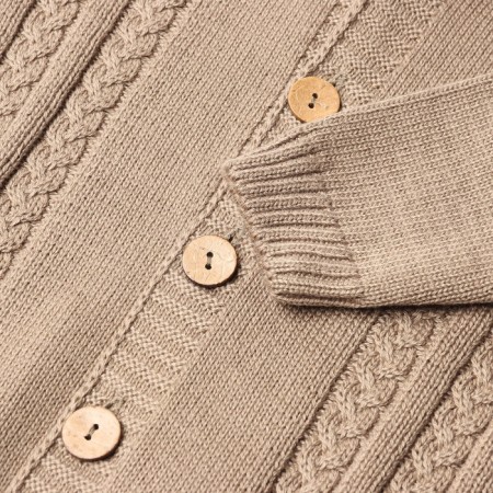 Combine Knitted Minaku, height 56-62, brown color-5