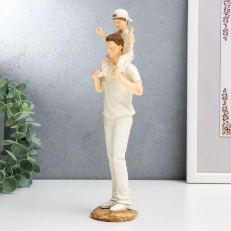 Souvenir Polystone "Father and Son" 25.5x6x8.5 cm-3
