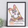 Photo frame MDF 30x40 cm, No. 5 "Simple", black (plastic screen)