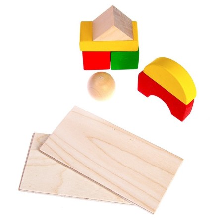 Wooden designer "Colorful castle"-9