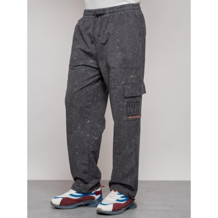 Sports male trousers, size 54, gray color-9
