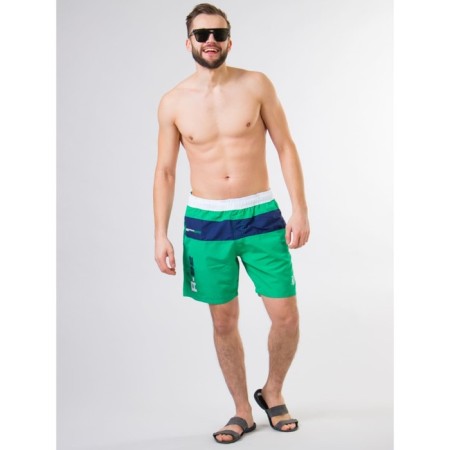 Male ISee shorts, size 54, green color, blue-3