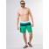 Male ISee shorts, size 54, green color, blue