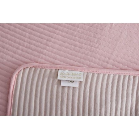 A set with a blanket "Jacqueline", size 230x250 cm, 50x70 cm - 2 pcs, color ash rose-1