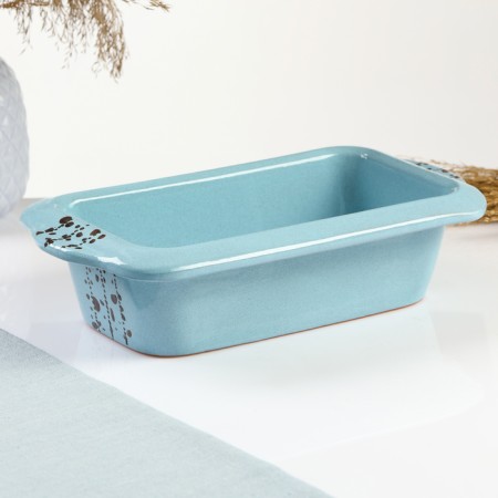 Baking capacity "Rectangular meal" 1l / 6.5x27x14.5cm, blues-1