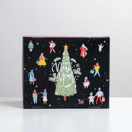 Happy New Year folding box, 31.2 x 25.6 x 16.1 cm, New Year-4