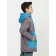 Windbreaker for boys, height 146 cm, gray color