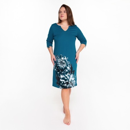 Women's dress, blue color, size 54