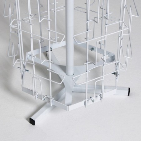 Stream rotating for postcards, table, 30 pockets A5, white color-2