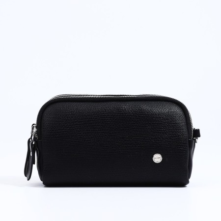 Richet Cross-Boda Bag on a zipper, black color