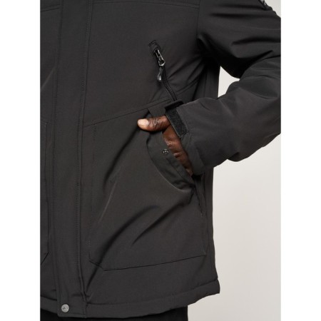 Male jacket, size 54, black color-11