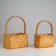 A set of wicker baskets, sequoia, 23x14.5x13.5/31 cm, 20x11.5x13/28 cm, 2 pcs.