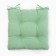 Siddle on a chair with ties - 2 pcs. Dolyana centered green 40x40 cm, 100% p/e, Gabardin 153 g/m2