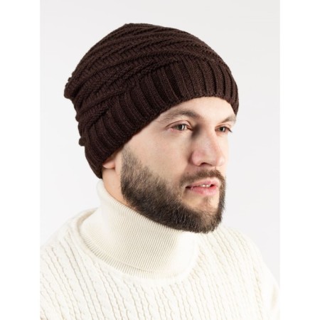 Male ISee hat, size 52-56, chocolate color