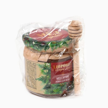 New Year! Honey and spoon "Health in each spoon", 240 grams-5