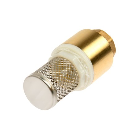 Reverse valve STT, 1/2 ", internal/internal thread, brass rod, mesh, plastic-1