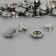 Installation buttons, delta, d = 15 mm, 10 pcs, black nickel color