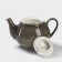 Kettle porcelain tender, Milky Way, 900 ml, gray color.