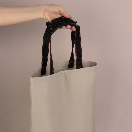 Linings on a handle for a bag, on buttons, 13 × 9 cm, 2 pcs, black color-5