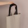 Linings on a handle for a bag, on buttons, 13 × 9 cm, 2 pcs, black color