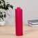 Vase "Narcissus" red matte d-2sm; 5.5x 26.5cm
