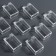 Organizer for decor, 20 blocks, 14.5 × 12.5 × 1.7/2.8 × 2.1 × 1.3 cm, the color is transparent