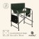 Folding chair with a table, 54 x 45 x 78 cm, up to 120 kg, green color