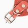 The muzzle adjustable from soft leather, size No. 5, DN 7-11 cm, ohm 25-28 cm, brown